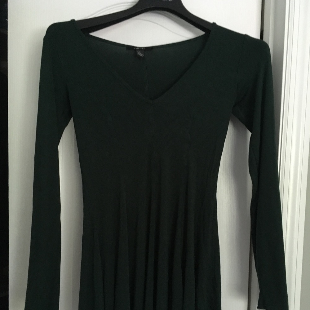 Green Skater Dress